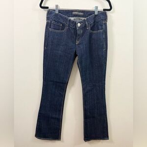 Women’s Express Jeans Size 0 Short Boot Cut Stella Low Rise Dark Wash Denim